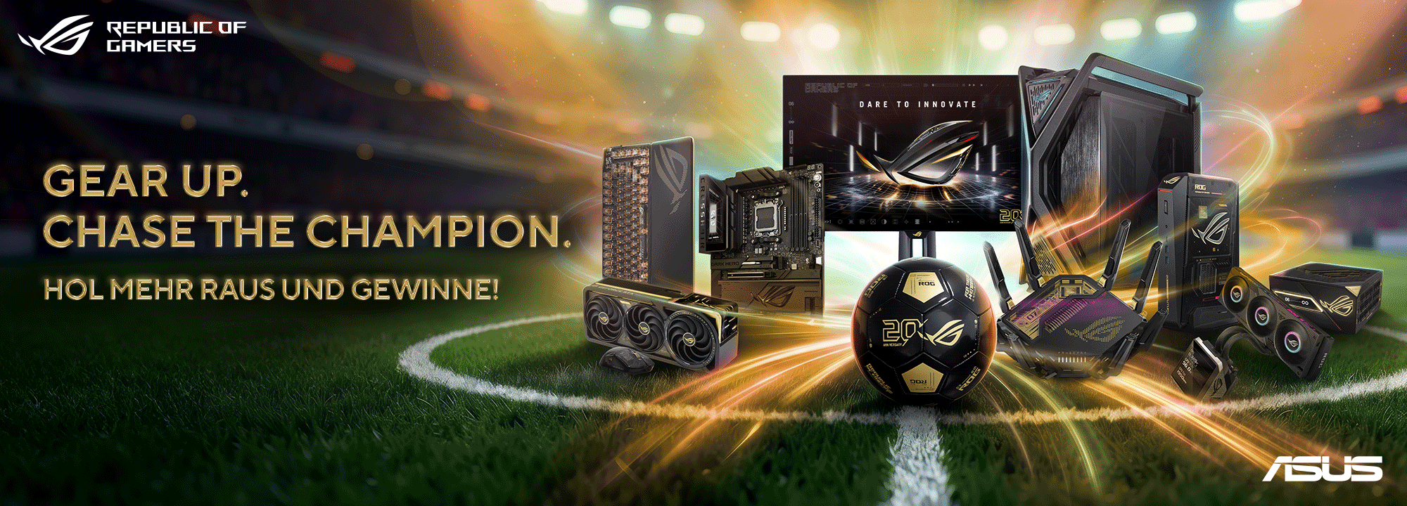 GEAR UP CHASE THE CHAMPION HOL MEHR RAUS UND GEWINNE!