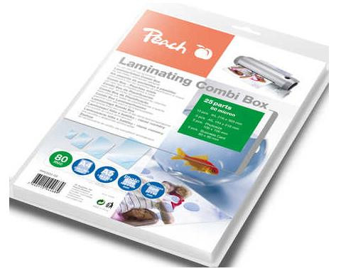 Peach Laminierfolien 25er Starterset, 80 mic versch. gr.