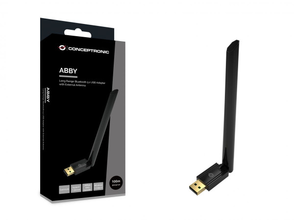 CONCEPTRONIC Bluetooth Adapter 5.1 NanoUSB extern.Antenne sw