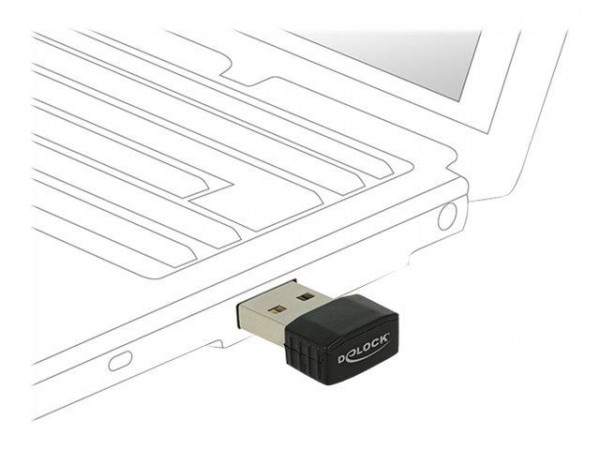 WL-Antenne Delock USB2.0 2dBi Nano Dongle 2,4+5 GHz