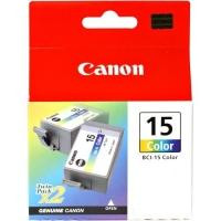 Patrone Canon BCI15C (2er) cy/ma/ye 100 Seiten