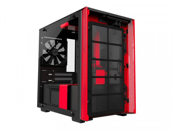NZXT H200i Matte Black/Red