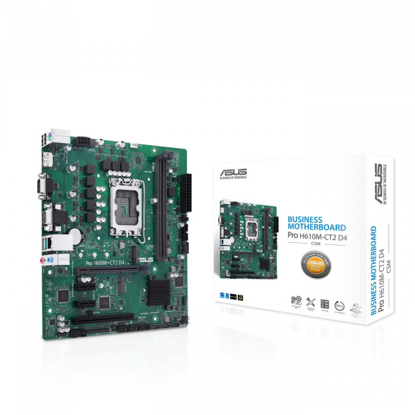 Mainboard ASUS PRO H610M-CT2 D4-CSM (Intel,1700,DDR4,mATX)