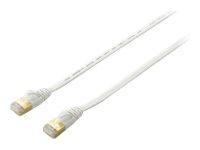 Equip Patchkabel Cat6A S/FTP 2xRJ45 1.0m grün flach