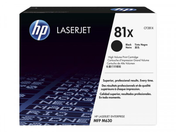 Toner HP CF281X Black LaserJet TonerCart
