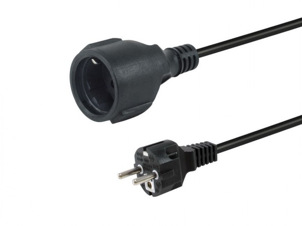 Equip Netzkabel Anschl. Schuko -> CEE7/3 3.00m schwarz