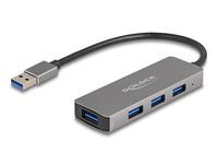DELOCK 4 Port USB 3.2 Gen 1 Hub mit USB Typ-A Anschluss
