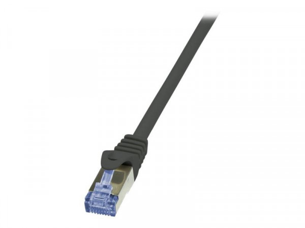 LogiLink CAT6A S/FTP Patchkabel AWG26 PIMF schw. 2,00m