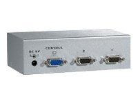 KVM Switch Equip 2x PS2 Desktop Silber