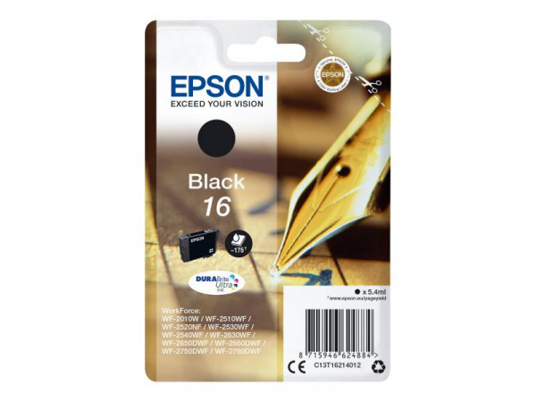 Patrone Epson WF2010/2510/2530/2540 black T1621