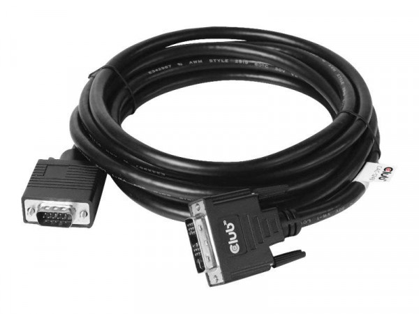 Club3D Kabel DVI > VGA 3m St/St retail