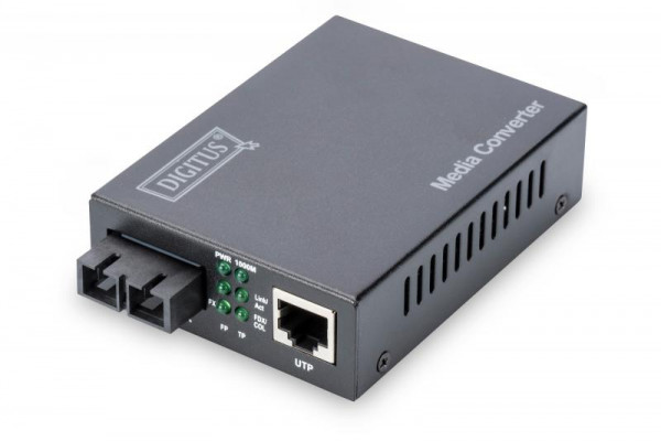 DIGITUS Medienkonverter Gigabit RJ45/SC Singelmode