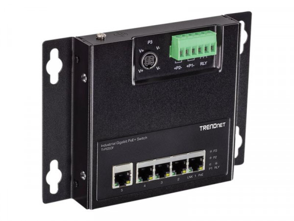 TRENDnet Industrie Switch 5 Port Gbit Unman. PoE+ FA Metal