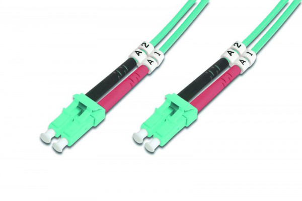 DIGITUS LWL Patchkabel LC -> LC 5.00m Multimode Duplex OM3