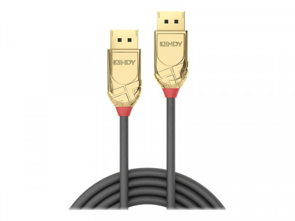Lindy DisplayPort Kabel Gold Line 4K60Hz 7.50m