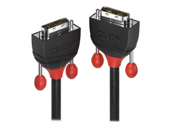 Lindy DVI-D Single Link Kabel Black Line 1m