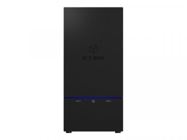 Gehäuse IcyBox USB 3.0/eSata 2x3,5" SATAI-III IB-RD3621U3