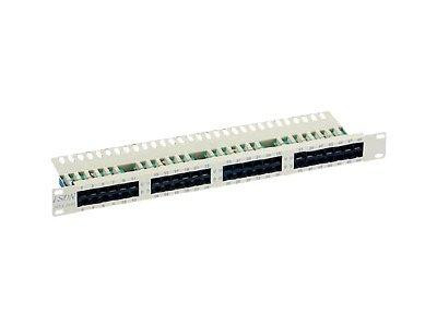 Equip Patchpanel 50x Cat3 19" 1HE ISDN schwarz