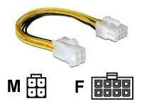 Stromkabel Delock 8pin EPS -> 4pin ATX St/Bu 0.15m