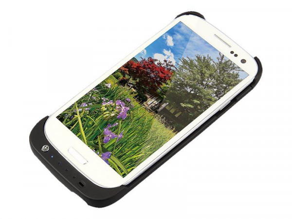 LogiLink Schutzhülle Samsung S3 mit integr. 3200 mAh Akku