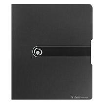 Herlitz Ringbuch A4 PP 16mm opak schw. to go 2 Ringe