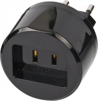 Adapter Travel Stecksystem US/Aufsatz DE 2,5A