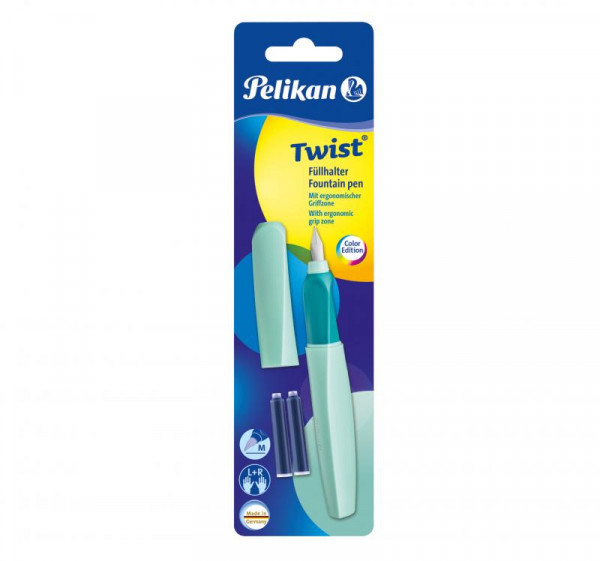 Pelikan Füllhalter Twist P457 M Neo Mint +2TP