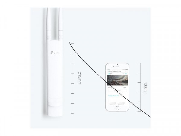 WL-AP TP-Link Access Point EAP110-Outdoor (300MBit/POE)