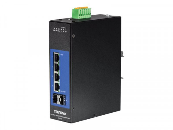 TRENDnet Industrie Switch 6 Port Gbit L2 Managed DIN-Rail