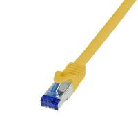 Logilink Patchkabel Ultraflex, Cat.6A, S/FTP, gelb, 1 m