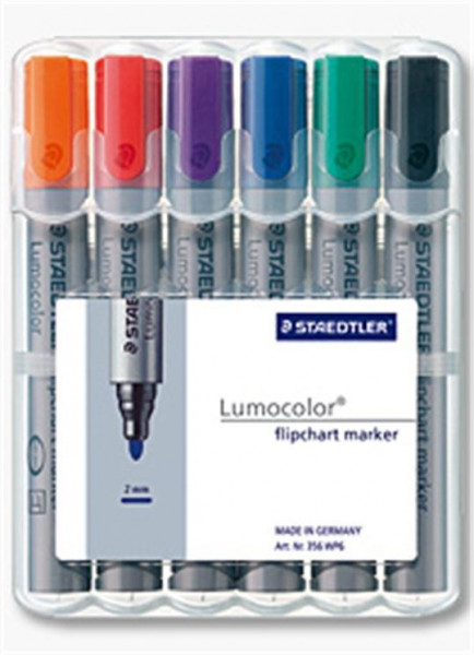STAEDTLER Flipchartmarker Lumocolor 6St Box