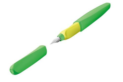 Pelikan Füllhalter Twist P457 M Neon Grün +2TP