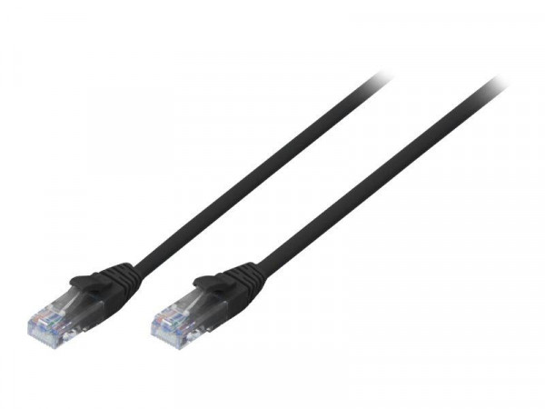 Lindy Patchkabel Cat6 U/UTP schwarz 0.50m