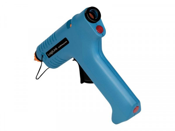 LogiLink Heißklebepistole, 80W, kabellos,m. Aufsteller,blau