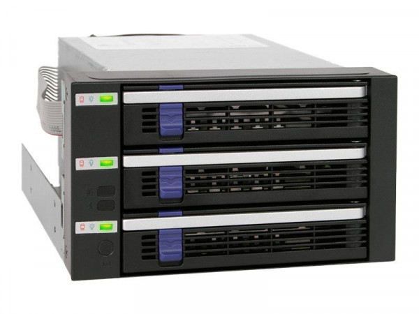 Backplane IcyDock 3x8,9cm SATAI-III in 2x5,25" MB153SP-B