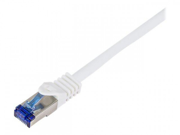 Logilink Patchkabel Ultraflex, Cat.6A, S/FTP, weiß, 5 m