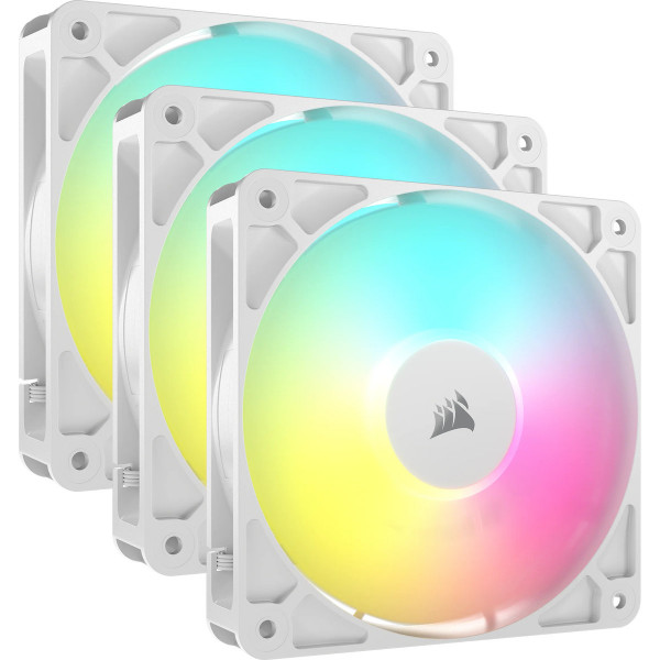 CORSAIR Lüfter 120*120*25 RS120 WHITE ARGB PWM Triple Pack