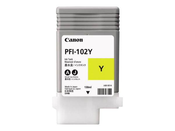 Patrone Canon PFI102y Dye yellow 0898B001 130ml