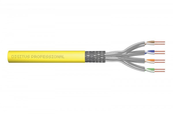 DIGITUS Cat.7A S/FTP, Verlegekabel, 500 m, simplex, Dca