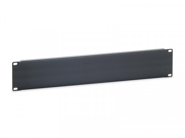 Equip Blende 19" 2HE RAL 9005 schwarz 