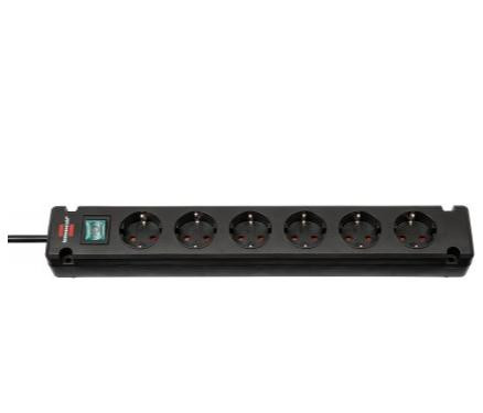 Steckdosenl. Comfort-Line Bremounta 6fach 1,5m schwarz