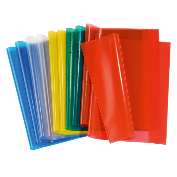 HERMA Heftschoner Sortiment A4 transparent (5 Farben) 10St.