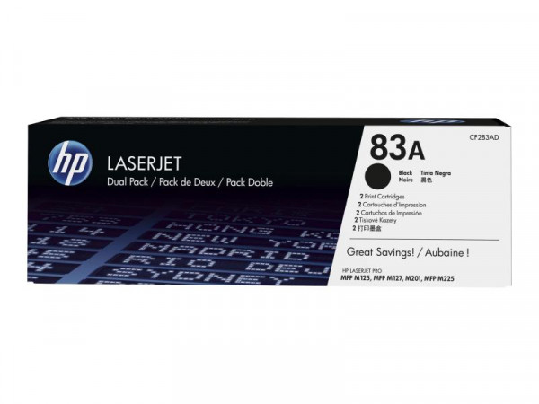 Toner HP CF283AD black CF283AD Doppelpack