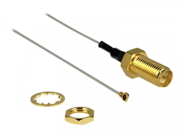 HF Kabel Delock I-PEX -> RP-SMA St/Bu 0.20m