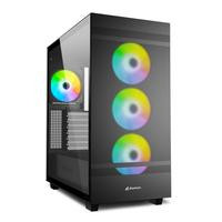 Sharkoon Gehäuse Rebel C50 RGB ATX 1xGlas schwarz
