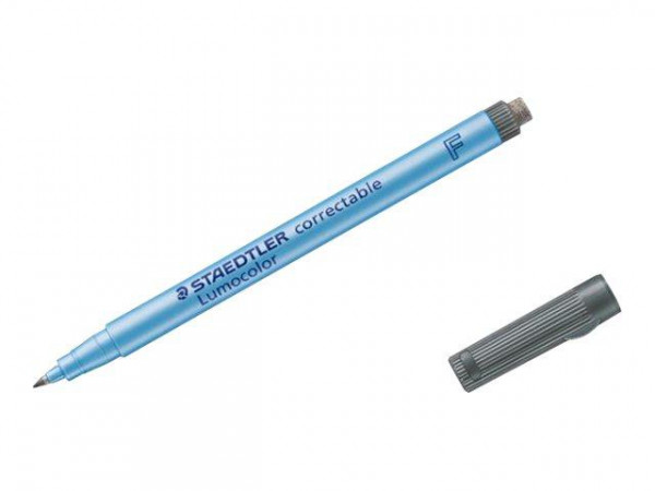 STAEDTLER Folienstift Lumocolor correct F schwarz 10 Stück