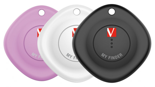Verbatim MYF-03 My Finder Bluetooth Item Finder 3 pack B/W/P