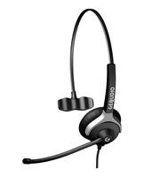 GEQUDIO Headset 1-Ohr für Mitel,Aastra,Poly,Gigaset-RJ Kabel