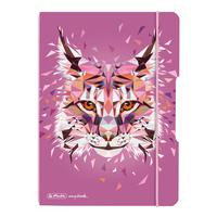 Herlitz Notizheft my.book flex A5 PP 40Bl. punktiert Luchs