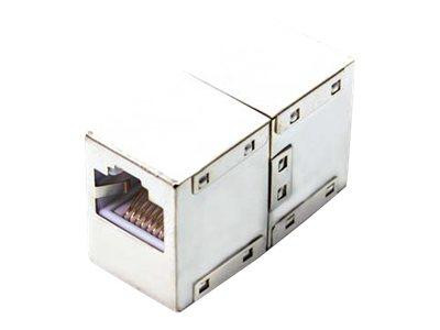 LogiLink Patchkabelverbinder 1:1 2x RJ45 Cat.6 UTP, schwarz